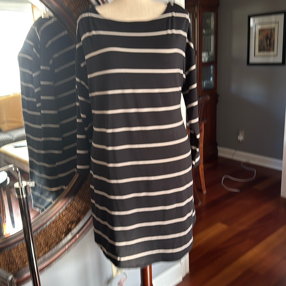 Black and White Striped Maurice’s 1X Dress